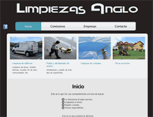 Tablet Screenshot of limpiezasanglo.com